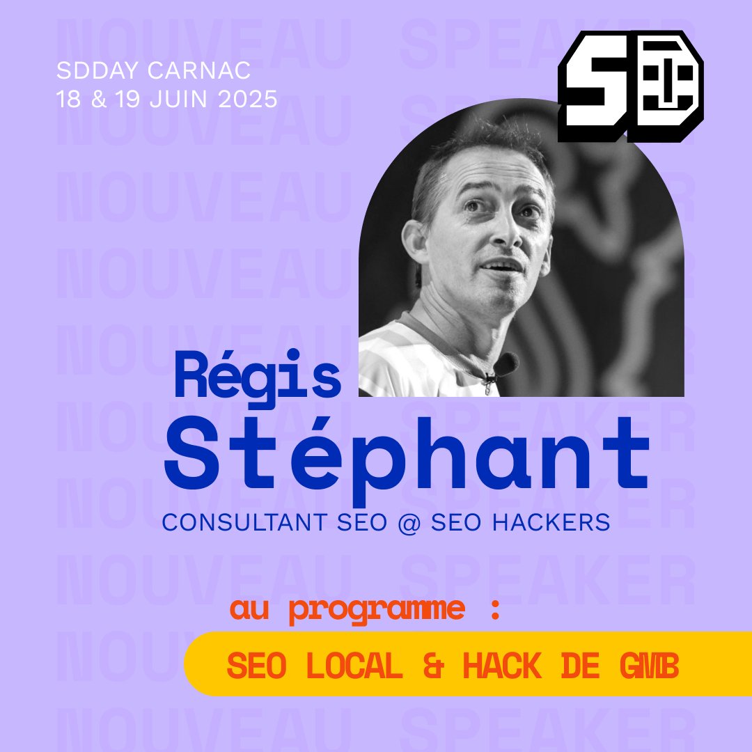 - SD DAY's - (@s_d_day) on Twitter photo Il ouvre le bal à 9h30 et viendra nous parler SEO local :
"De 40ème à 5ème en modifiant 5 fiches Google Business" par <a href="/Ledzep_56/">Régis Stéphant</a> de <a href="/SEOHackers/">SEO Hackers</a>
🎫 Billets : lenouveausitedusdday.fr/sdday-carnac/#… Il ouvre le bal à 9h30 et viendra nous parler SEO local :
"De 40ème à 5ème en modifiant 5 fiches Google Business" par <a href="/Ledzep_56/">Régis Stéphant</a> de <a href="/SEOHackers/">SEO Hackers</a>
🎫 Billets : lenouveausitedusdday.fr/sdday-carnac/#…