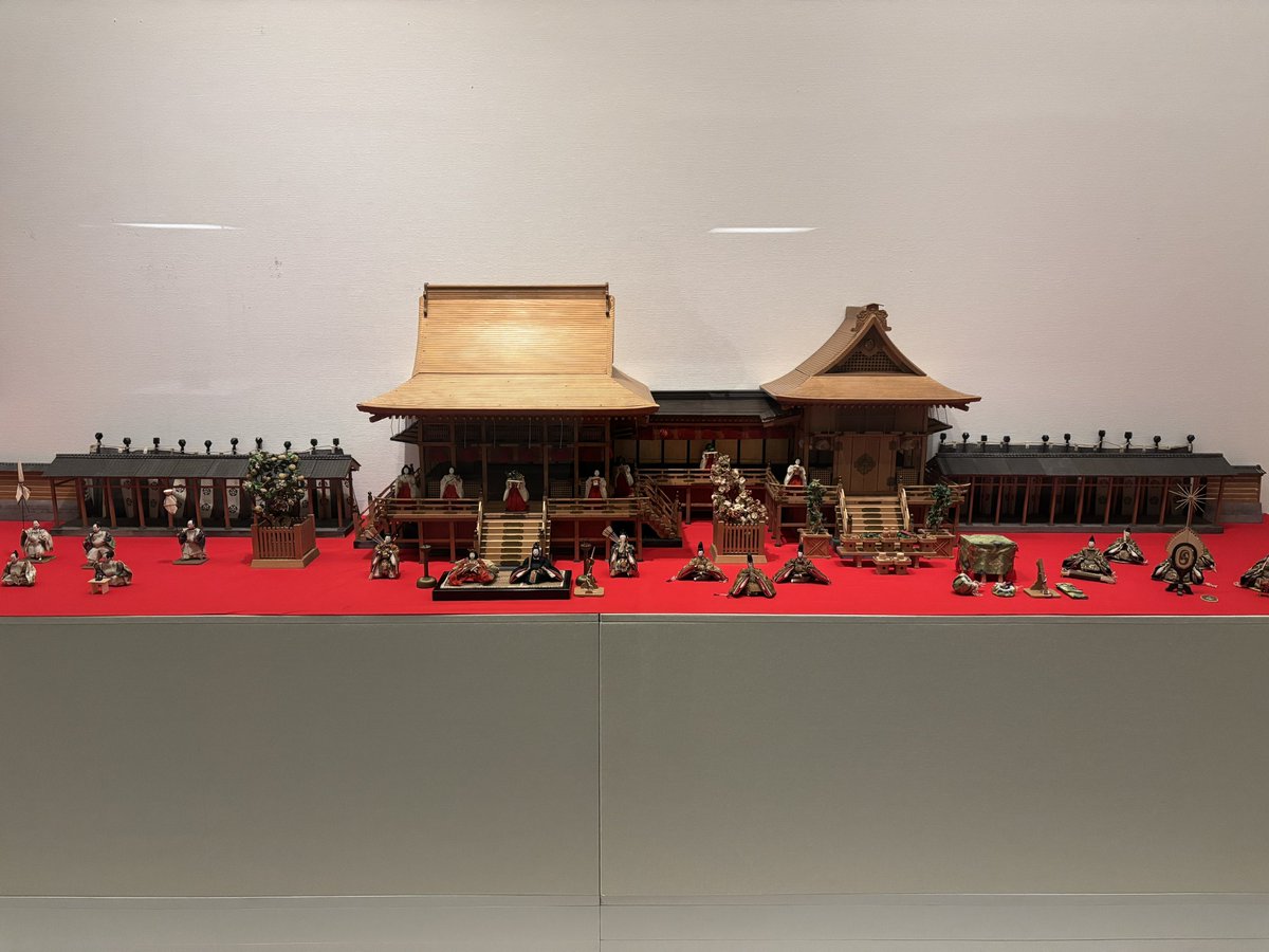 初代山川永徳斎の御殿雛が豪華で凄かったです