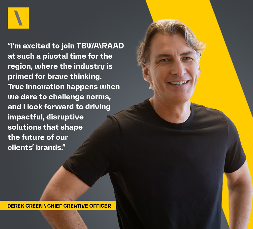 Join us in welcoming Derek Green, our new Chief Creative Officer! A visionary leader with a proven track record of award-winning work for some of the world’s most iconic brands, he joins us at a significant time for our industry. Stay tuned for an exciting journey ahead!