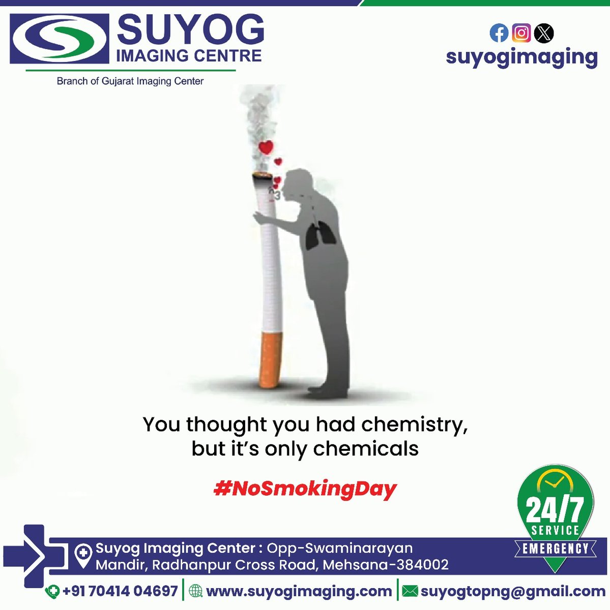 RajendraRNS's tweet photo. Breathe Easy, Live Better: Quit Smoking for a Healthier Tomorrow.

Quit smoking today and take control of your health with regular screenings.

#NoSmokingDay #QuitSmoking #Radiology #EarlyDetection #HealthierTomorrow #BreatheEasy #PreventiveCare #SayNoToSmoking #CancerPrevention https://t.co/KXCwIwVwYg