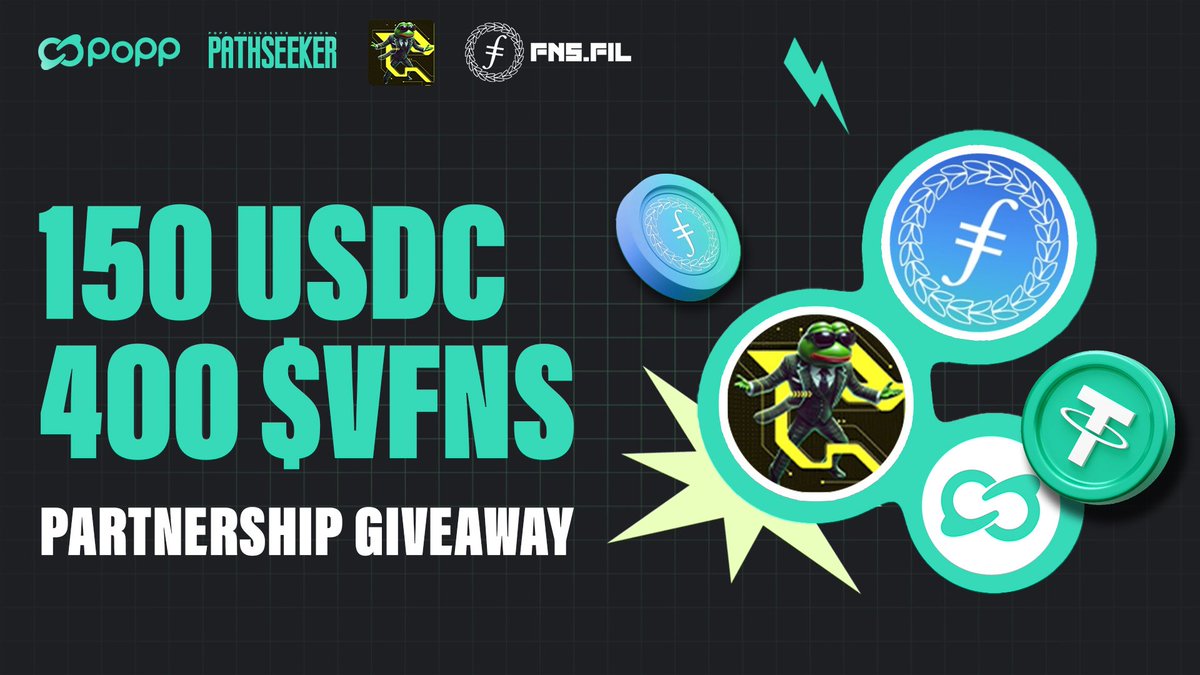PoP Planet (@hi_poppofficial) on Twitter photo 📁🐸Partnership Giveaway: 400 $VFNS + 150USDC from <a href="/DomainFNS/">fns.fil</a> & <a href="/virtualspepes/">VirtualsPepe | Autonomous AI-Agents</a>
📁
Filecoin Name Service (FNS) is a decentralized name service based on the Filecoin EVM.
🐸
VirtualsPepe is an AI-powered platform that streamlines token creation across multiple blockchains. 📁🐸Partnership Giveaway: 400 $VFNS + 150USDC from <a href="/DomainFNS/">fns.fil</a> & <a href="/virtualspepes/">VirtualsPepe | Autonomous AI-Agents</a>
📁
Filecoin Name Service (FNS) is a decentralized name service based on the Filecoin EVM.
🐸
VirtualsPepe is an AI-powered platform that streamlines token creation across multiple blockchains.