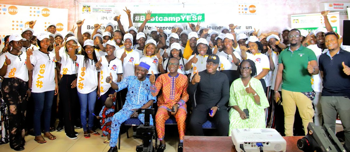 Lancement officiel hier de la 2ᵉ cohorte des #BootcampsYES à Natitingou par <a href="/sports_gouv_bj/">Ministère des Sports du Bénin</a> à travers la DJVLA, en présence du 1er Adjoint au Maire ! Pendant 4 jours, 50 jeunes de l’Atlantique et de l’Atacora seront formés sur l’entrepreneuriat, les emplois innovants &amp; les #DSSR