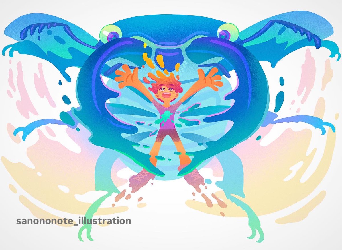 クワガタ浪漫
#procreate #illustration #insects #stugbeetle #beetle #Original #sanononote