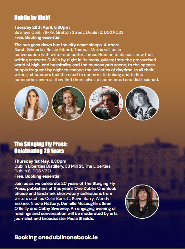 The Stinging Fly (@stingingfly) on Twitter photo The launch of Dublin, Written In Our Hearts an anthology of 21st century writing on the city and this year's One Dublin One Book, commissioned by <a href="/DubCityCouncil/">Dublin City Council</a> and published by <a href="/stingingfly/">The Stinging Fly</a> marks three significant milestones:
- 20th anniversary of the One Dublin One Book The launch of Dublin, Written In Our Hearts an anthology of 21st century writing on the city and this year's One Dublin One Book, commissioned by <a href="/DubCityCouncil/">Dublin City Council</a> and published by <a href="/stingingfly/">The Stinging Fly</a> marks three significant milestones:
- 20th anniversary of the One Dublin One Book