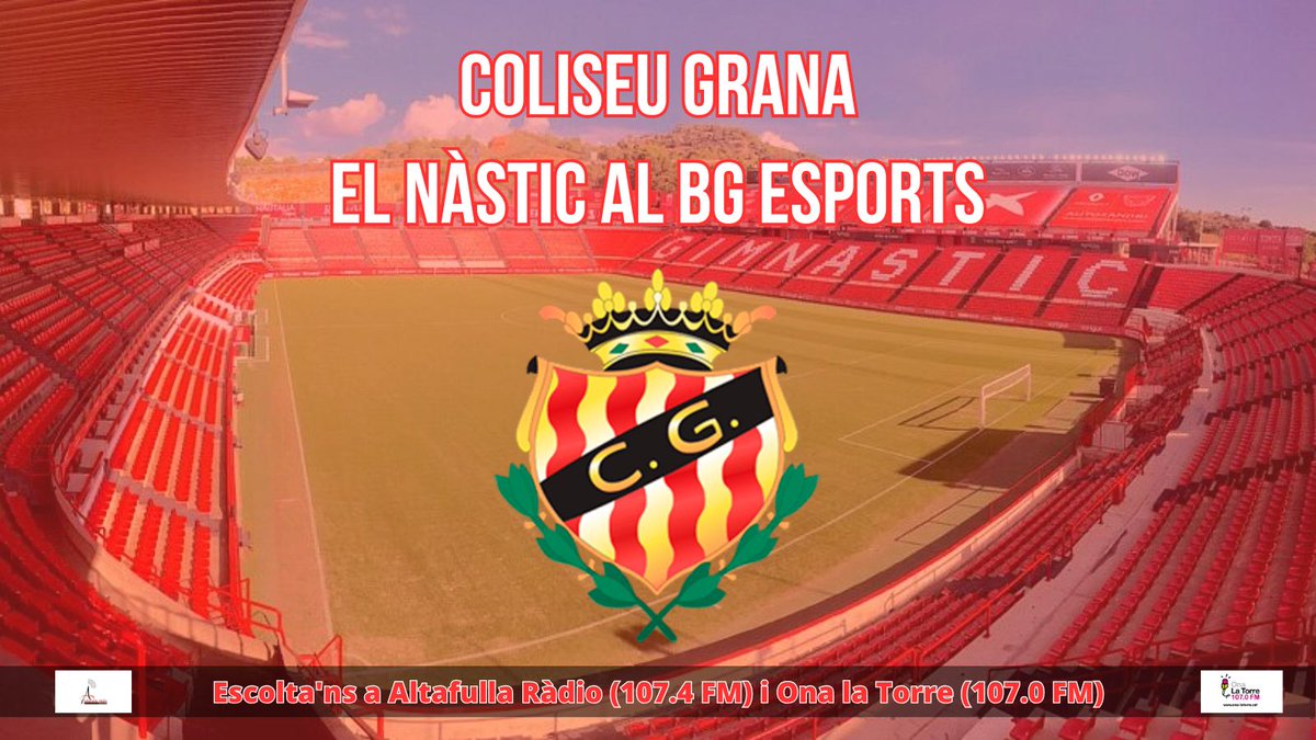 Baix Gaià Esports (@baixgaiaesports) on Twitter photo 🎙️ #SECCIÓ | Obrim el #ColiseuGrana per tractar l'actualitat del <a href="/NASTICTARRAGONA/">NÀSTIC DE TARRAGONA</a> amb el periodista <a href="/ericrosique/">Eric Rosique🎙🖊</a>: l'empat a Tarazona i el següent patit contra el Barakaldo. I entrevistem al jugador del <a href="/CFPoblaMafumet/">CF POBLA DE MAFUMET</a>, el torrenc <a href="/RogerCiuro/">Roger Ciuró</a> 👇
enacast.com/altafullaradio… 🎙️ #SECCIÓ | Obrim el #ColiseuGrana per tractar l'actualitat del <a href="/NASTICTARRAGONA/">NÀSTIC DE TARRAGONA</a> amb el periodista <a href="/ericrosique/">Eric Rosique🎙🖊</a>: l'empat a Tarazona i el següent patit contra el Barakaldo. I entrevistem al jugador del <a href="/CFPoblaMafumet/">CF POBLA DE MAFUMET</a>, el torrenc <a href="/RogerCiuro/">Roger Ciuró</a> 👇
enacast.com/altafullaradio…