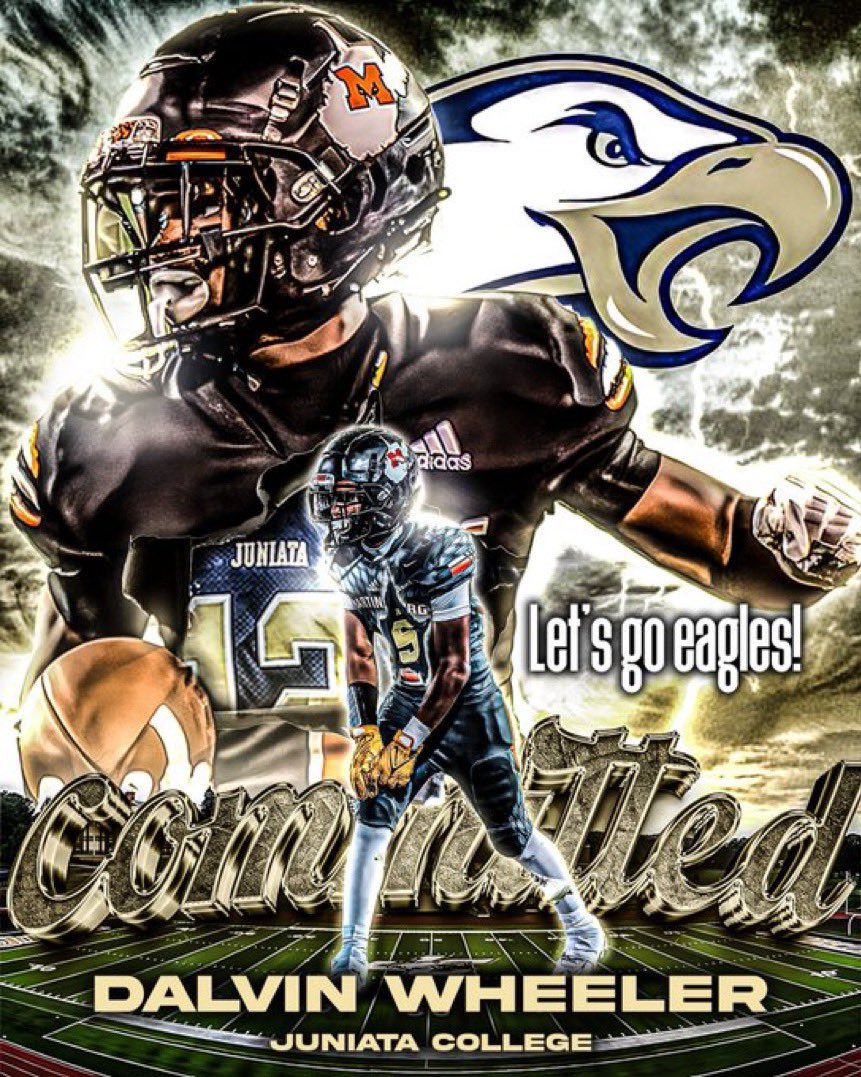 100% Committed <a href="/JuniataFootball/">Juniata College Football</a> <a href="/CoachAnzulavich/">Coach Gage Anzulavich</a> 
#letsgoeagles!
