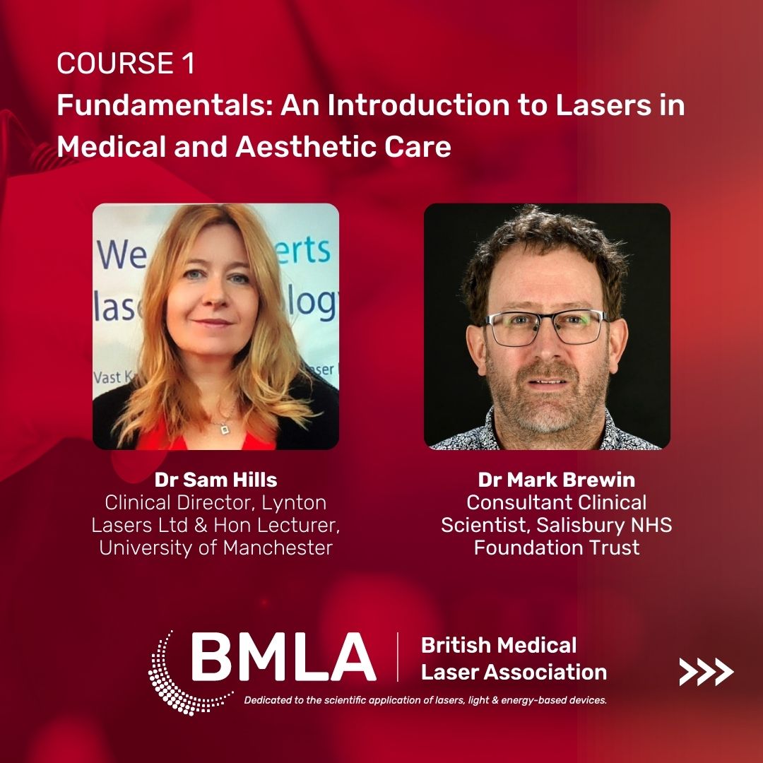 ✨ Course Spotlight: Fundamentals – An Introduction to Lasers in Medical &amp; Aesthetic Care
New to lasers or need a refresher? 🚀 Join Dr. Sam Hills &amp; Dr. Mark Brewin for an essential introduction to lasers in medical &amp; aesthetic treatments on 15 May. members.bmla.co.uk/events