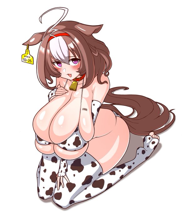 牛柄ビキニメイショウドトウです 