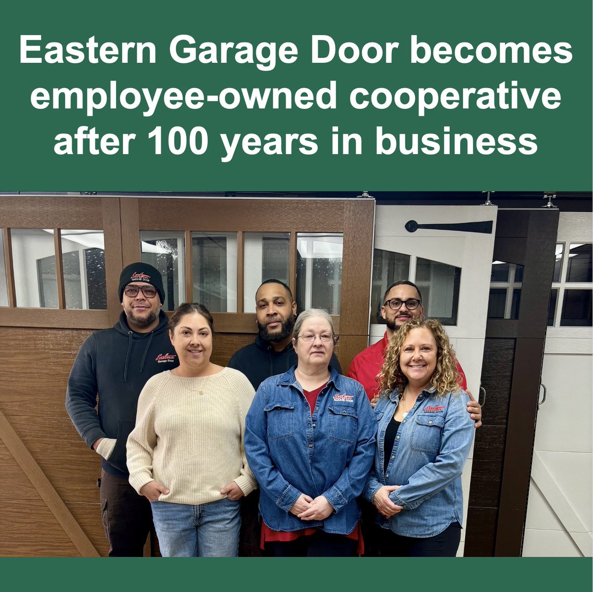 Eastern Garage Door has been serving communities in Massachusetts for more than a century. Today, the company is marking a new milestone: becoming an employee-owned cooperative and entrusting the business to those who know it best. Read their story: cdi.coop/eastern-garage…