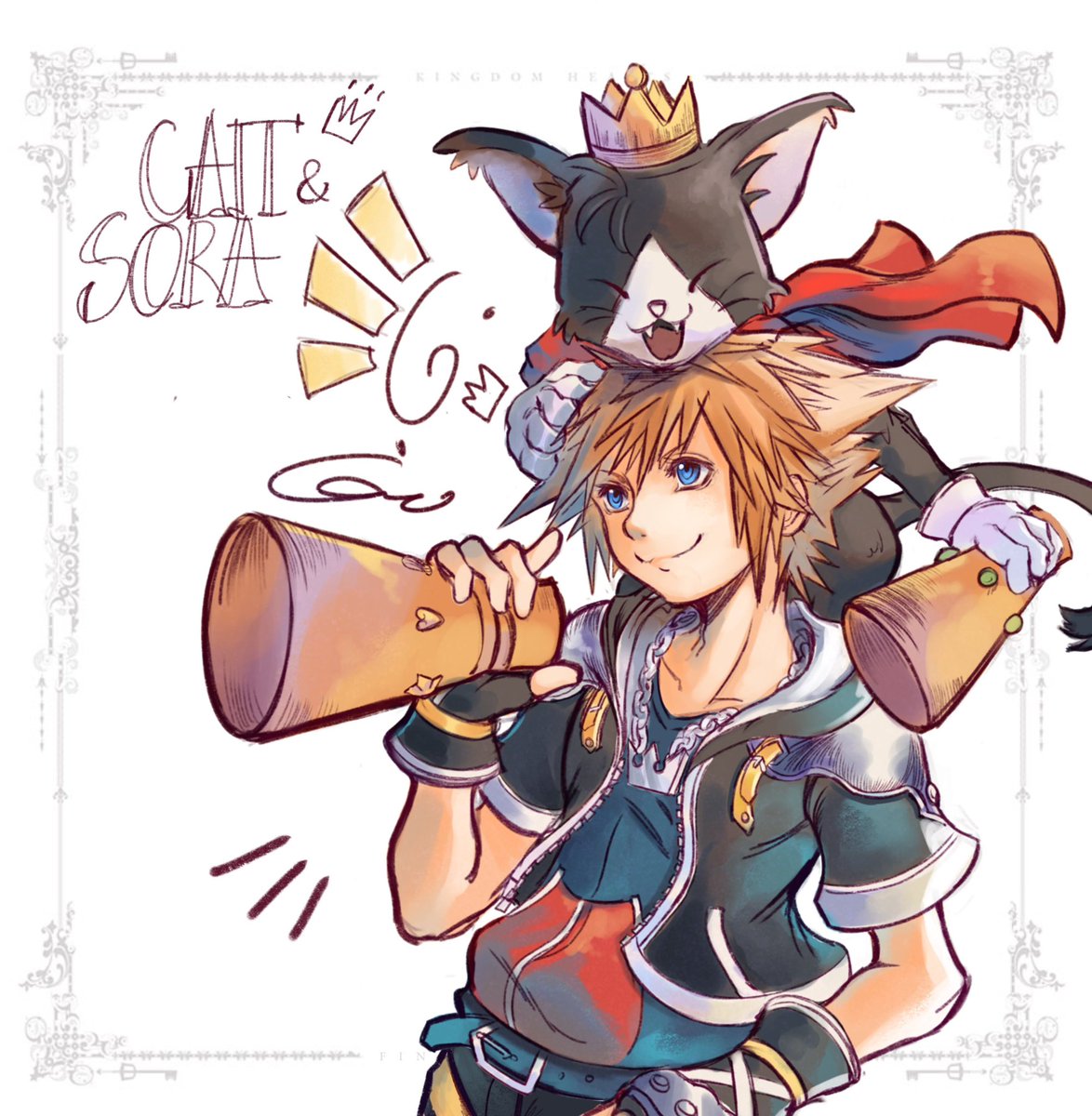 slvj96's tweet photo. Crowned saps #ff7 https://t.co/xqUk9YK4C5