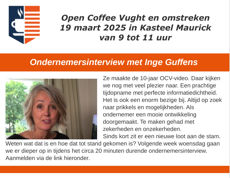OpenCoffeeVught's tweet photo. Aanmelden via de website 'https://t.co/axzN8WnBOR' https://t.co/U80gYO4dC5