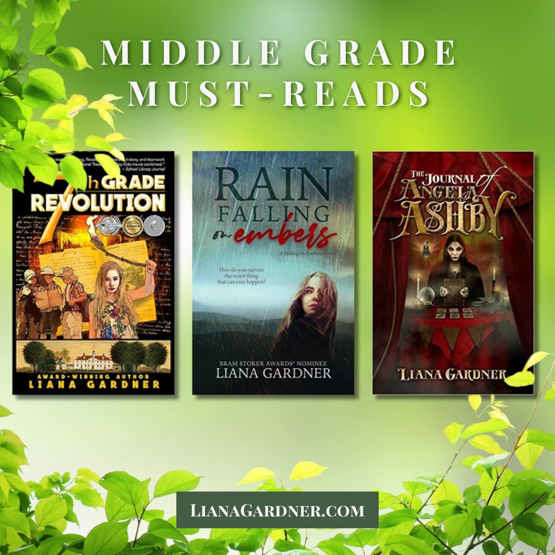 Looking to be pulled into an adventure? These middle-grade reads might be just what you need!

Find your next great read: LianaGardner.com

#LianaGardner #MiddleGradeBooks #AmReading #MustRead #AdventureBooks
