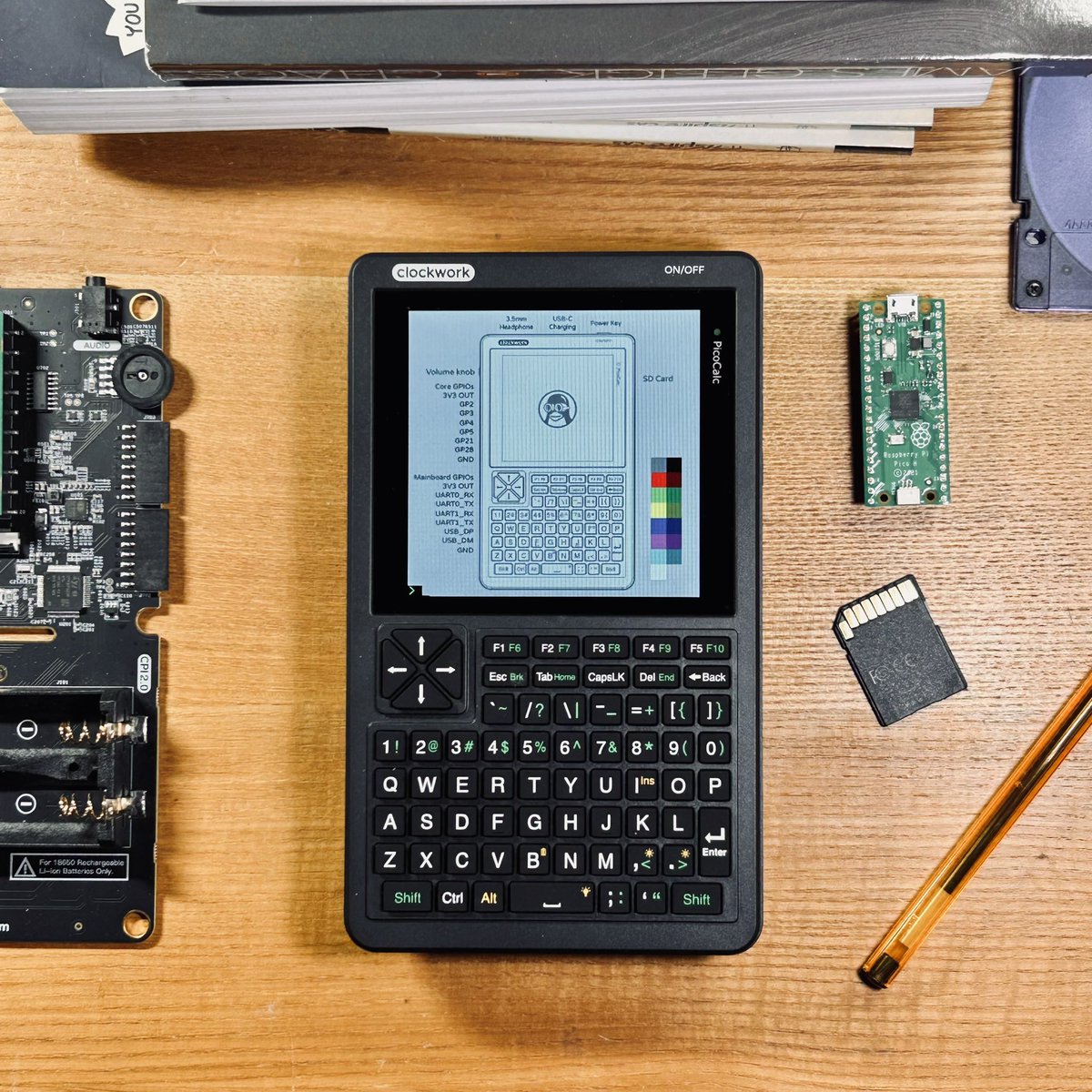 Load a BMP image with one line of BASIC. 👉clockworkpi.com #PicoCalc #PICO #RPI #clockworkpi #PicoMite #MMBasic #BASIC