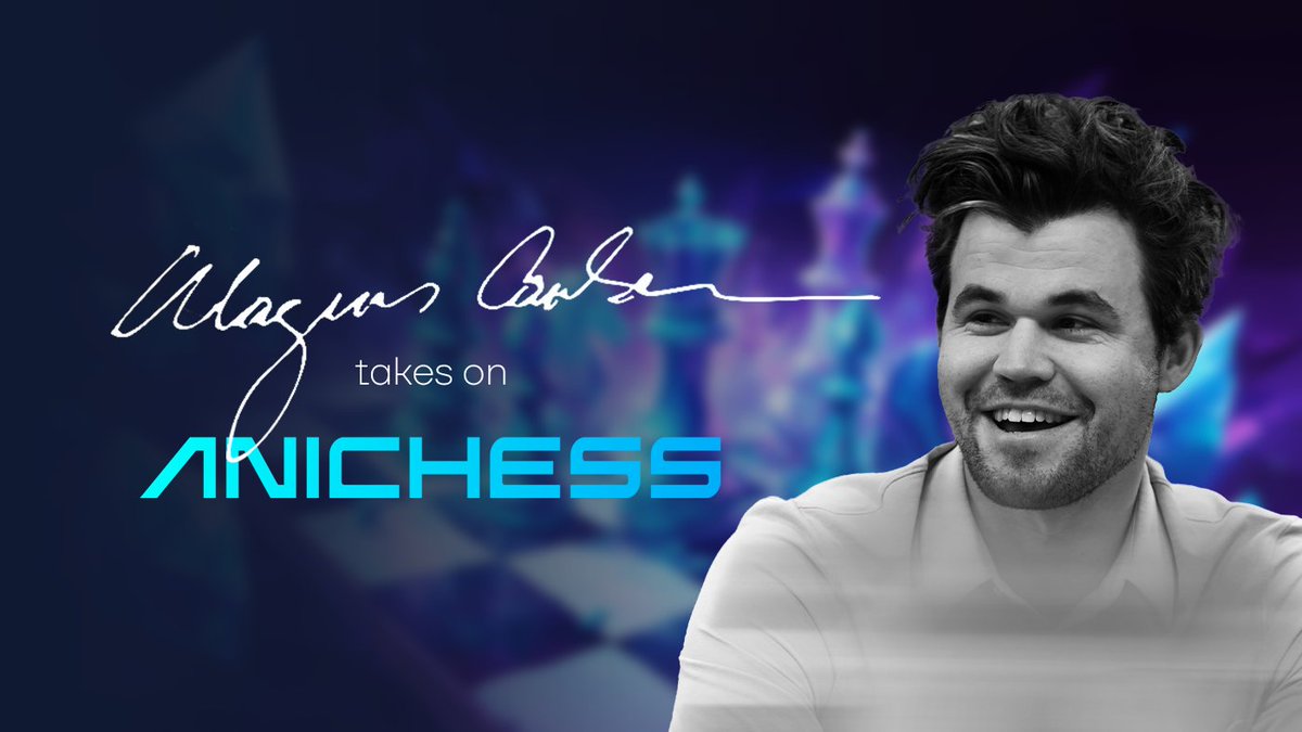 AnichessGame's tweet image. 1/♟️ Magnus Carlsen is stepping into Web3 - LIVE in 24 hours!

The GOAT, @MagnusCarlsen, enters the magical battlefield of Anichess. But who dares to stand in his way?

♟️ GM @hansenchess
🎩 @ysiu - Co-founder &amp;amp; CEO @animocabrands
🐧 @LucaNetz - CEO @Pudgypenguins

Spells.…