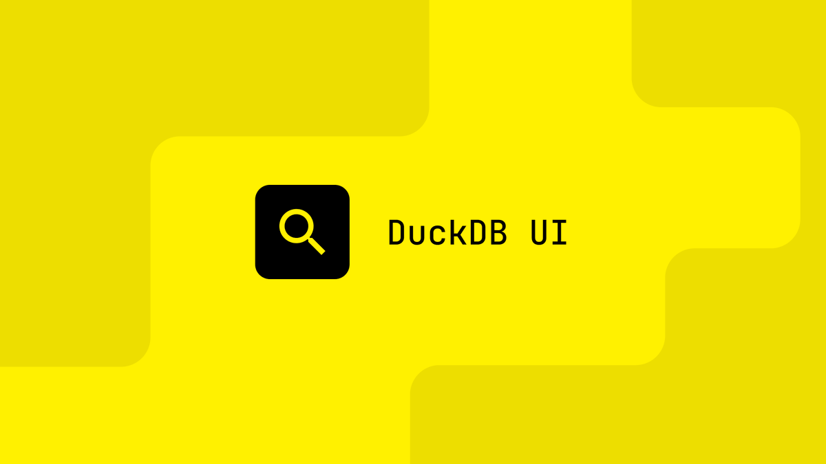 DuckDB got a local UI. Thanks to our friends at MotherDuck, you can now interact with your DuckDB database through an interactive notebook, running on localhost. Read the announcement blog post at duckdb.org/2025/03/12/duc…