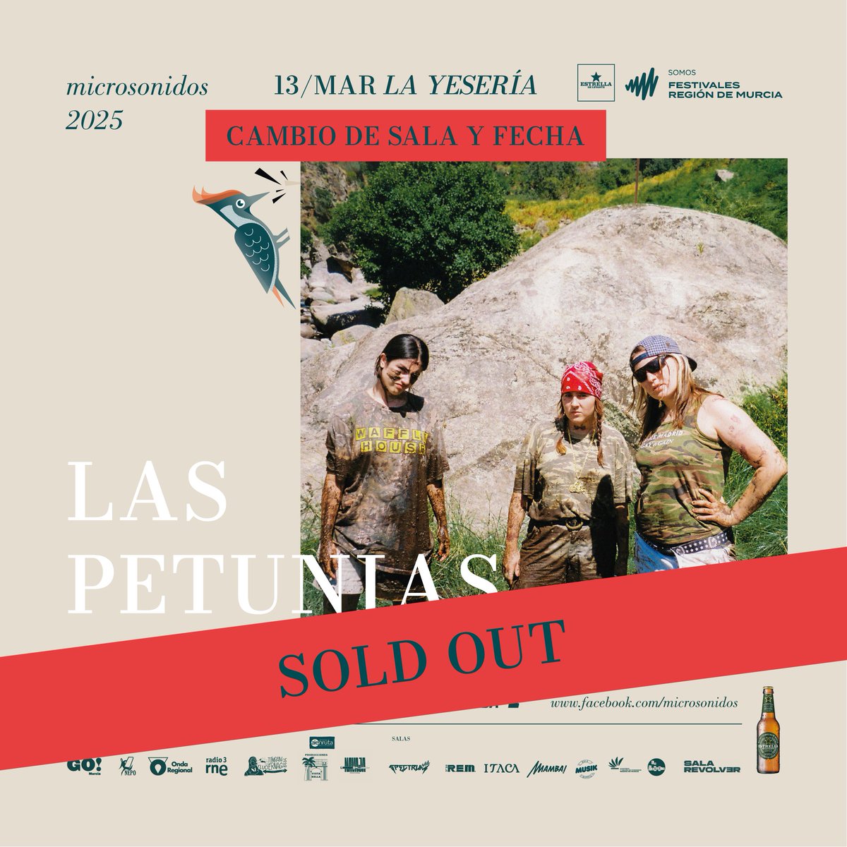 Microsonidos (@microsonidos_) on Twitter photo Pio-pio, petuniazo al canto...
<a href="/ThePetuniasBand/">Las Petunias</a> han agotado en su fecha de Yesería. Buena suerte pillando entradas la próxima vez, tendrán que volver las muchachas🫡
Vivan Las Petus y las Yersheyria. Pio-pio, petuniazo al canto...
<a href="/ThePetuniasBand/">Las Petunias</a> han agotado en su fecha de Yesería. Buena suerte pillando entradas la próxima vez, tendrán que volver las muchachas🫡
Vivan Las Petus y las Yersheyria.