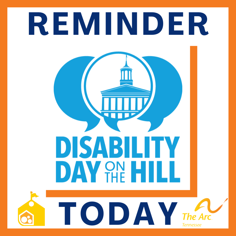 Today is the day! Disability Day on the Hill will be in full force, and you won't want to miss out on making your voice heard🎤

Join us from 9 am - 2 pm in the Cordell Hull building in Nashville to advocate for the rights and inclusions of those with disabilities!

#DDH2025