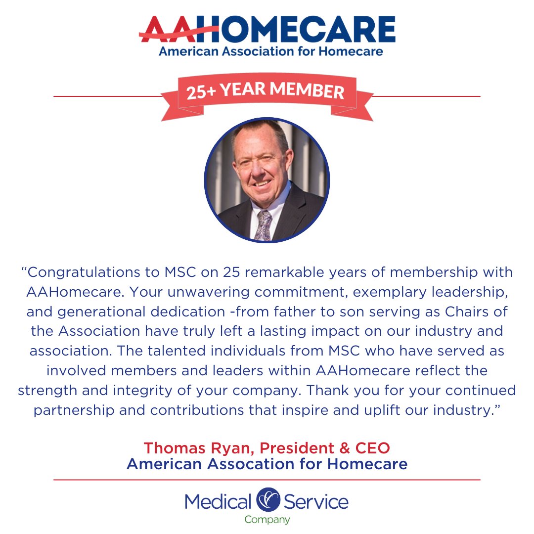 Thank you, Thomas Ryan and @AAHomecare, for your support in homecare! 🎉 Celebrating 25 years of expanding access to vital healthcare services. Here’s to 25 more! 🙌 #AAHomecare #DME #HME #MedicalSupply #MedicalEquipment