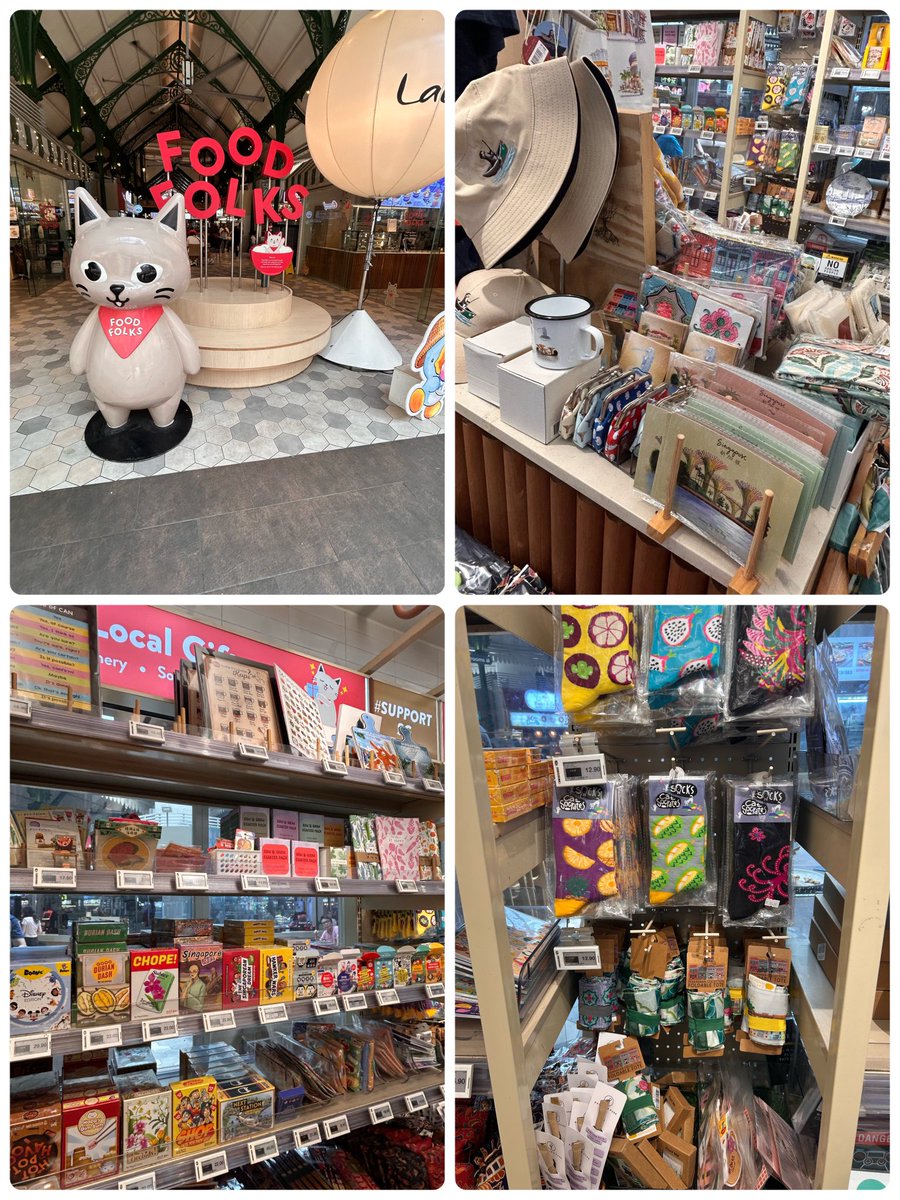 shinkaachandesu's tweet image. 送別品って基本的に自分より長くこの地にいた人への贈り物であることが多いからすごい難しいよね！自分より色々知ってる人に渡すってむずい！被るし！私は大体🇸🇬ぽくなくても消え物が多いけど、🇸🇬にちなみたい場合1発でどんな物でも用意できるのはラオパサのFOOD FOLKS！ギフト品揃えベストだと思う！