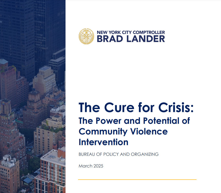 New Report: NYC's Crisis Management System (CMS) has led to 1,567 fewer shootings! CMS is grounded in the Cure Violence approach, and we are proud to partner with New York City. All the credit goes to the Violence Interrupters, Outreach Workers, and CBOs.
comptroller.nyc.gov/reports/the-cu…