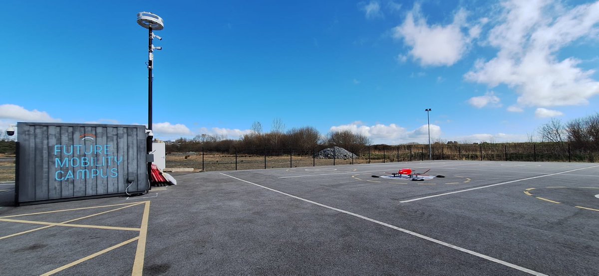 👀Some interesting things are happening in Shannon!

🚀The EALU-AER Phase 4 is currently ongoing at the <a href="/FMCampusIreland/">futuremobilityireland</a> Vertiport, carrying out a #Uspace supported Beyond Visual Line of Sight Flight #BVLOS campaign 😮

Here's a sneak peak of the operation👇
Stay tuned!