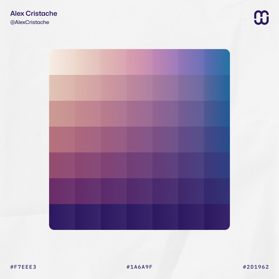 Playful transitions based on a minimalist, 3 color palette.