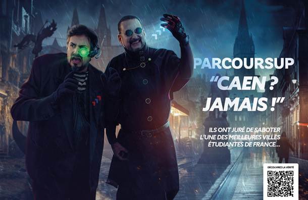 #ParcoursSup, le final de la série made in #Caen c’est ici et maintenant ! Après des mois de combats pour saboter la réputation de la 3e ville #étudiante de #France, Maître Parcours’Sup et son fidèle Al Gorithme achèvent leur quête ! 

youtube.com/shorts/vMnZjWS…