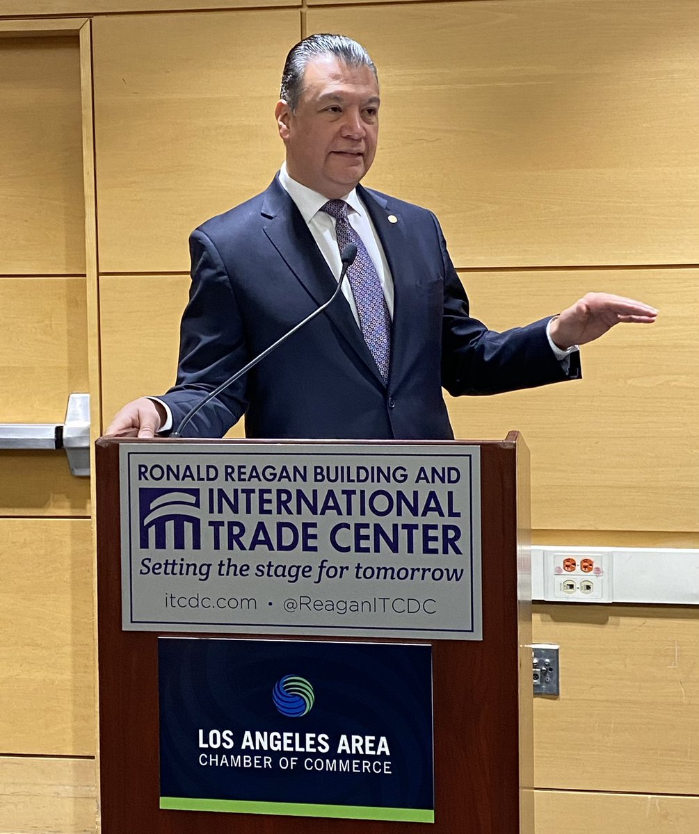 Thank you <a href="/SenAlexPadilla/">Senator Alex Padilla</a> for speaking to #AccessDC delegation. Los Angeles recovery, global sporting events in California, infrastructure, and workforce of the future - all important priorities for our delegation.<a href="/LAAreaChamber/">L.A. Area Chamber</a>