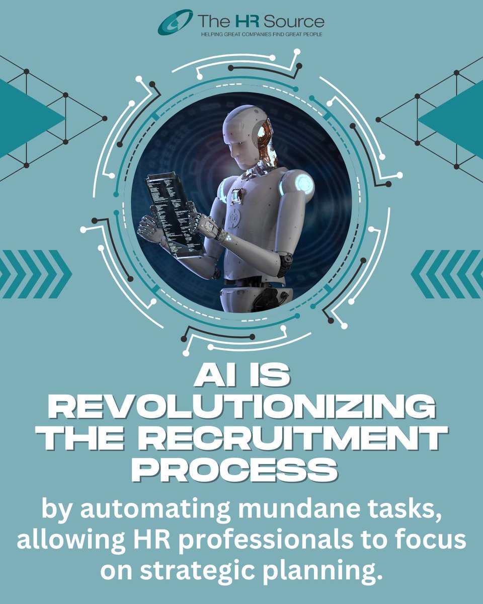 AI is being used to analyze resumes, identify relevant skills, and even predict candidate success based on historical data. This not only expedites the hiring process but also enhances the quality of talent acquired. 

#AIintheWorkplace #AI #hiring #recruitment #talentacquisition
