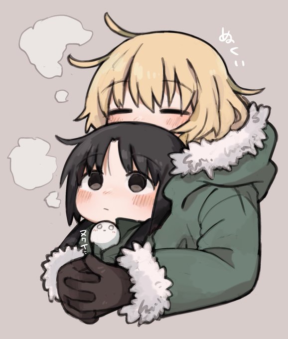 チト(少女終末旅行) ,ユーリ(少女終末旅行) 「ぽかぽか 」|よよ
