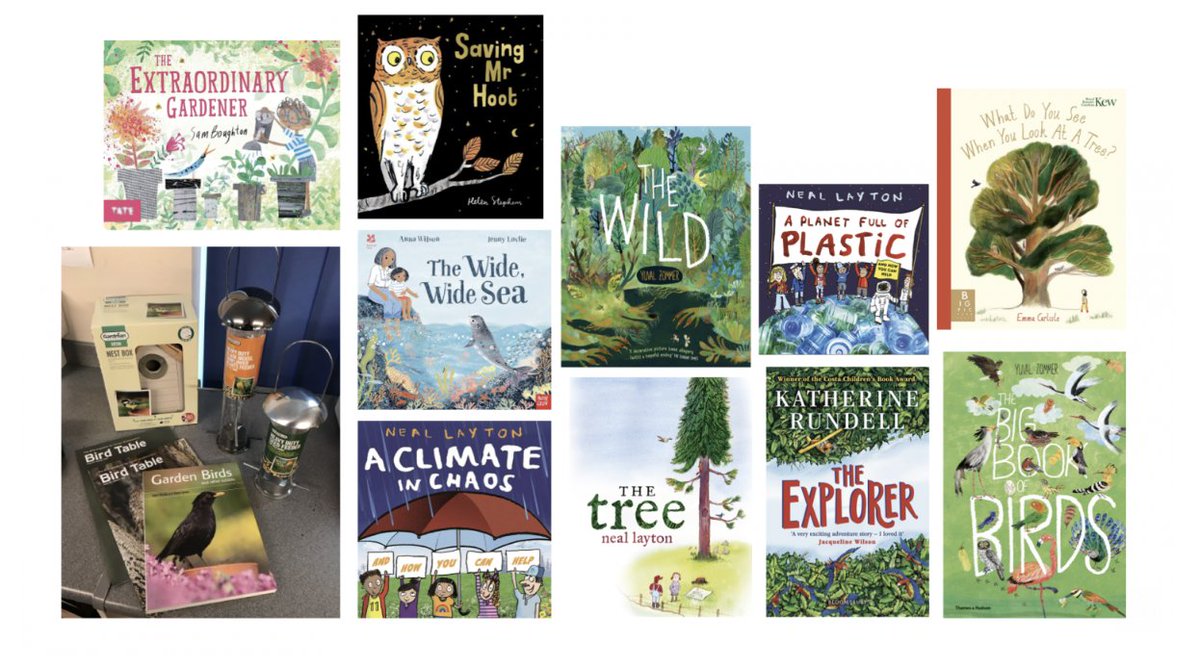 Did you get our latest e-newsletter, with details of our Design a Bookmark challenge? One #Year3 pupil could win this bundle of brilliant books about the environment and some nature equipment for your school playground too. Find out more 👉 bit.ly/3FkXHVL #teachers
