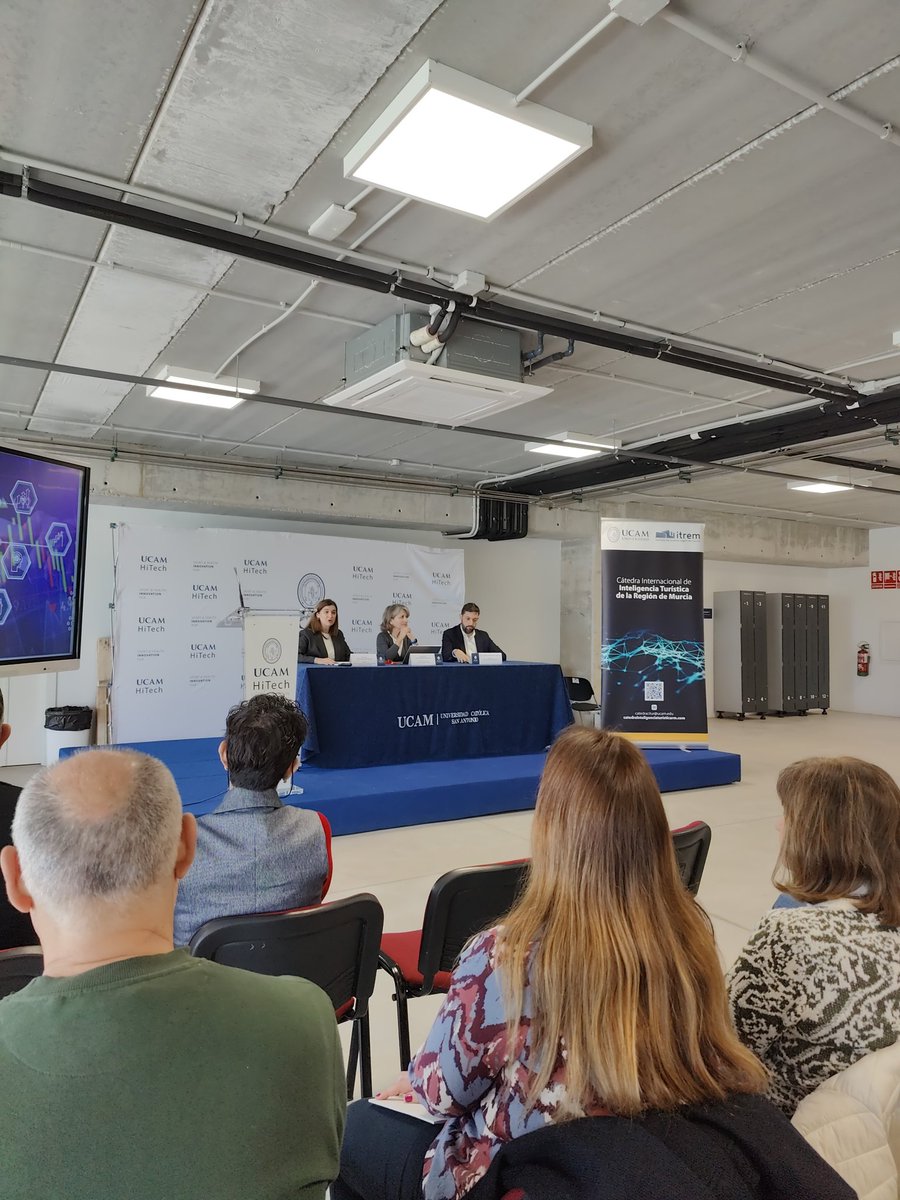 ucam_GRITA (@ucam_grita) on Twitter photo El grupo GRITA asiste a las Jornadas de Empresas Turísticas Inteligentes de la Cátedra Internacional de Inteligencia Turística de la Región de Murcia CIITUR <a href="/UCAM/">UCAM Universidad</a> <a href="/itremurcia/">Instituto de Turismo de la Región de Murcia</a> <a href="/UCAM_Investiga/">Vicerrectorado de Investigación UCAM</a> El grupo GRITA asiste a las Jornadas de Empresas Turísticas Inteligentes de la Cátedra Internacional de Inteligencia Turística de la Región de Murcia CIITUR <a href="/UCAM/">UCAM Universidad</a> <a href="/itremurcia/">Instituto de Turismo de la Región de Murcia</a> <a href="/UCAM_Investiga/">Vicerrectorado de Investigación UCAM</a>