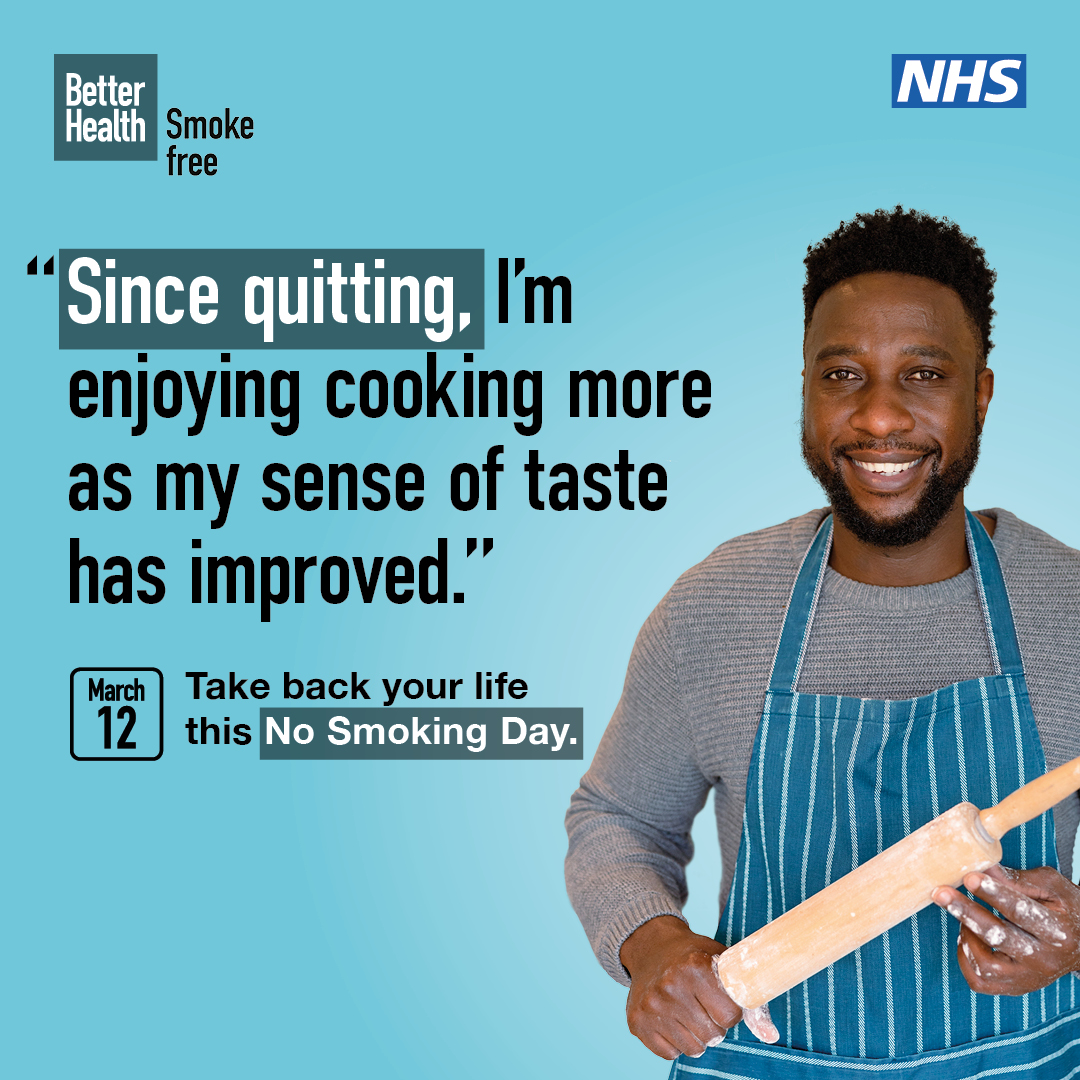 Today is No Smoking Day! Good luck to everyone who is giving quitting a go and taking back their life! 

#NSD2025