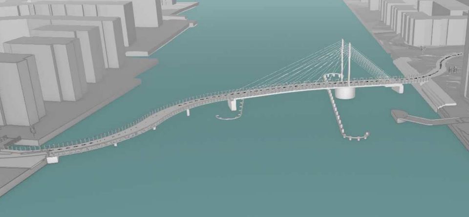 A new bike and pedestrian bridge crossing the harbor is in the making. Learn more about shortcuts for bike riders in Copenhagen with 21stCenturyCity.dk 21stcenturycity.dk