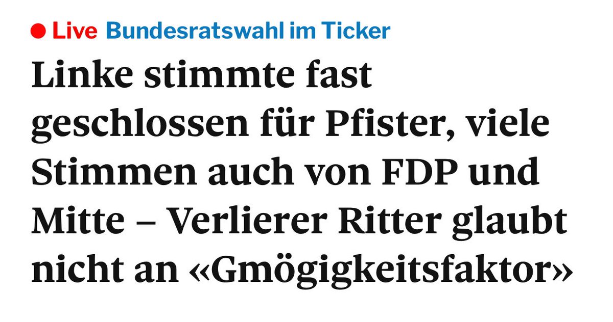 Wer Städter*innen per se als faul bezeichnet und so rücksichtslos wie wenig Andere politisiert, findet in der vereinten Bundesversammlung keine Mehrheit. Was soll man da noch sagen!?