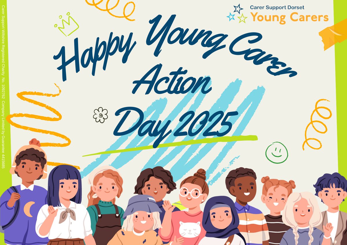 Carer Support Dorset (@carersdorset) on Twitter photo Happy #YoungCarerActionDay2025 to all our young carers!
This years theme is #GiveMeABreak, if you are in need of a break, support or just need a chat - reach out to us on 0800 368 8349, or email us on admin@carersupportdorset.co.uk ๐ Happy #YoungCarerActionDay2025 to all our young carers!
This years theme is #GiveMeABreak, if you are in need of a break, support or just need a chat - reach out to us on 0800 368 8349, or email us on admin@carersupportdorset.co.uk ๐