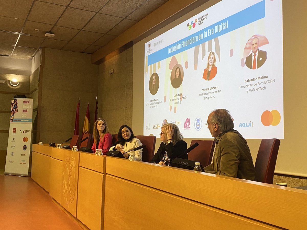 Madrid Woman's Week (@mujermww) on Twitter photo La gran importancia de la inclusión financiera con Susana Rubio de <a href="/MastercardES/">Mastercard España</a> Carla Avilés de <a href="/GlobalcajaHXXII/">Fundación Globalcaja HXXII</a> Cristina Llorens y <a href="/SalvaMolina_COM/">Salvador Molina</a> #MWW2025 💜 La gran importancia de la inclusión financiera con Susana Rubio de <a href="/MastercardES/">Mastercard España</a> Carla Avilés de <a href="/GlobalcajaHXXII/">Fundación Globalcaja HXXII</a> Cristina Llorens y <a href="/SalvaMolina_COM/">Salvador Molina</a> #MWW2025 💜