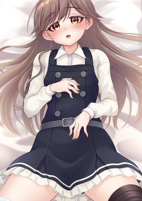 ベッドの上の荒潮#艦これいざとなると口数減っちゃう感じ 
