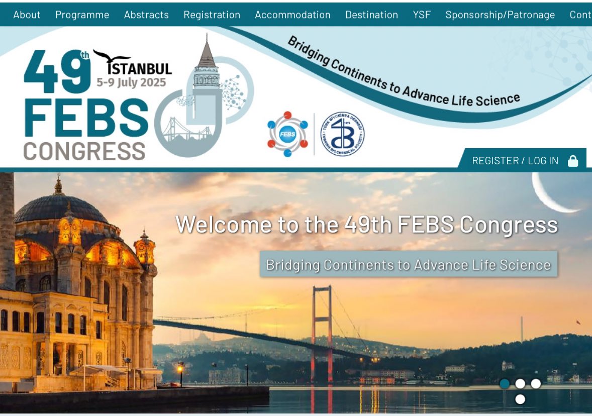 Silvia Ramundo (@ramundo_silvia) on Twitter photo Absolutely thrilled to join the <a href="/FEBSnews/">FEBS</a> FEBS Excellence Awardees Session at the FEBS 49th Congress in Istanbul alongside <a href="/ColindaScheele/">Colinda Scheele</a>, <a href="/OlivierDuss/">Olivier Duss</a>, and <a href="/PSantTB/">Pierre SANTUCCI</a>—here’s a great throwback to our meeting in Pavia last year!
🔗2025.febscongress.org/session-speake… Absolutely thrilled to join the <a href="/FEBSnews/">FEBS</a> FEBS Excellence Awardees Session at the FEBS 49th Congress in Istanbul alongside <a href="/ColindaScheele/">Colinda Scheele</a>, <a href="/OlivierDuss/">Olivier Duss</a>, and <a href="/PSantTB/">Pierre SANTUCCI</a>—here’s a great throwback to our meeting in Pavia last year!
🔗2025.febscongress.org/session-speake…