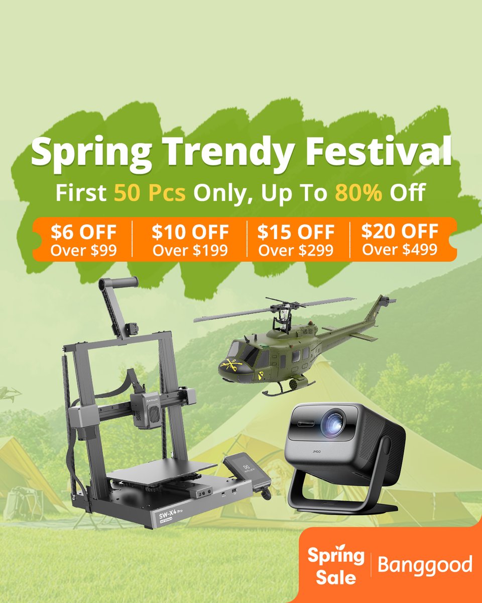 🎊Banggood's Spring Sale is live – shop now for amazing deals!
🛒ban.ggood.vip/15B7k