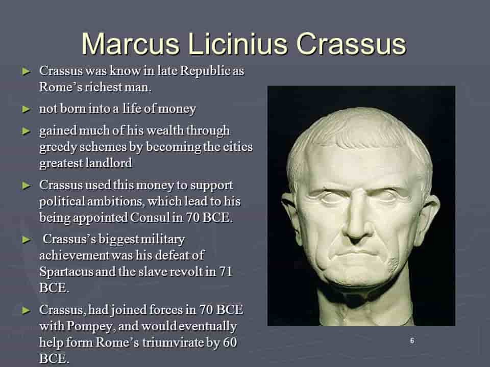 Da Julius Cæsar kom til magten i det gamle Romerrige og blev diktator fik han afgørende støtte af Roms rigeste mand, Marcus Crassus. For sin støtte til Cæsar fik Crassus skattelettelser. Historien har det med at gentage sig: Glem aldrig at oligarki er demokratiets fjende.