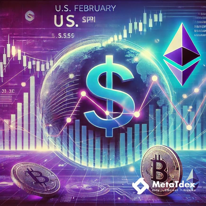 MetaTdex's tweet photo. U.S. February CPI Year-over-Year Released: This data will impact the macroeconomic environment and, in turn, influence the crypto market trends. #Metatdex #Web3 https://t.co/xjRjXtS9CV