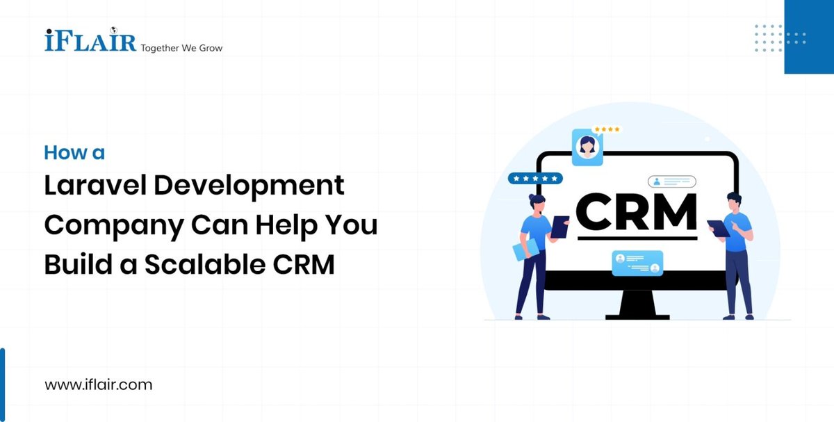 iFlairWebTech's tweet image. Do you require a robust, scalable, and safe CRM system? You can get help from a Laravel development company to create a customized CRM.
To Know More, iflair.com/how-a-laravel-…
#LaravelDevelopment #HireLaravelDevelopers #LaravelCRM #WebDevelopment