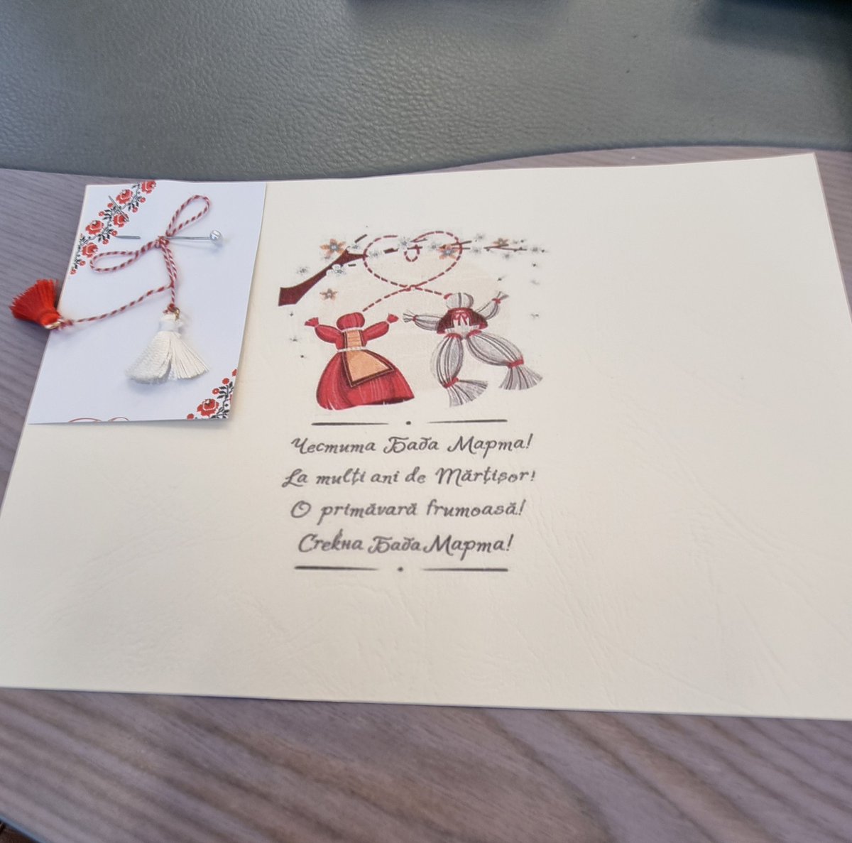 Happy to wish A wonderful spring to delegates to CoE CM at its first March meeting together with CoE PR of Bulgaria, North Macedonia and Romania. A beautiful tradition that our countries share and which is included in the UNESCO Intangible Cultural Heritage. #Martisor