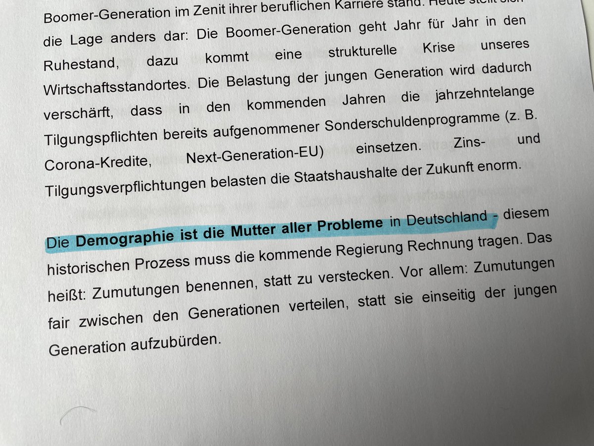 Erst in der Vorbereitung auf die morgige "Machtwechsel"-Podcastfolge lese ich gerade das Papier der <a href="/Junge_Union/">Junge Union Deutschlands</a> zu den Sondierungen. Ich glaube, nicht nur ich habe da gestern etwas übersehen.  Der Frust über die Boomer-Groko hat zum Revolutionärsten geführt, was ich seit langem