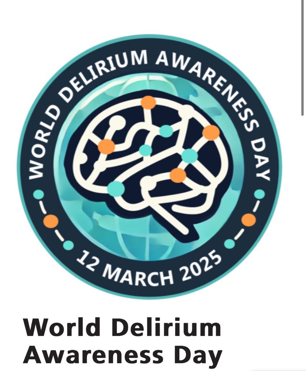 Today is World Delirium Awareness Day 2025! Occupational Therapists play a key role in the identification, education and non pharmacological management  of delirium. Some of our work includes an inpatient OT and an EDITH delirium pathway #WDAD2025