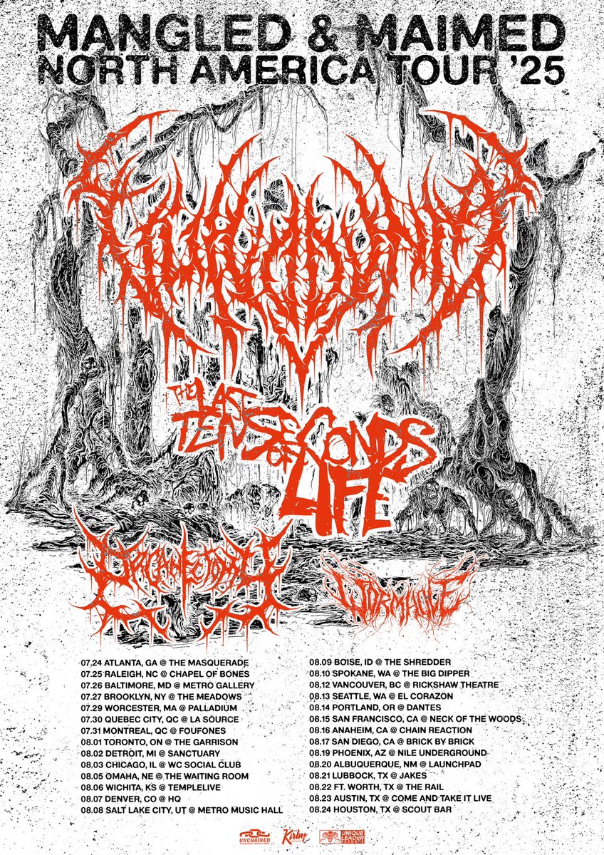 Vulvodynia (@vulvodyniaband) on Twitter photo North America!
We’re coming for you this July with our friends in <a href="/TLTSOL/">The Last Ten Seconds of Life</a>, <a href="/Organectomy/">Organectomy</a> & Wormhole
Get your tickets here: linktr.ee/maimedandmangl… North America!
We’re coming for you this July with our friends in <a href="/TLTSOL/">The Last Ten Seconds of Life</a>, <a href="/Organectomy/">Organectomy</a> & Wormhole
Get your tickets here: linktr.ee/maimedandmangl…