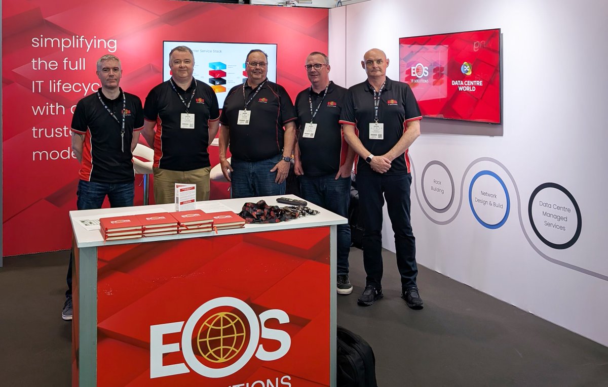 🚀 Team EOS is ready to go at <a href="/DataCentreWorld/">Data Centre World</a>  London!

Join us as we showcase cutting-edge solutions designed to drive efficiency, sustainability, and innovation in the data centre industry. Our team will be on hand to discuss the latest advancements and how EOS can support