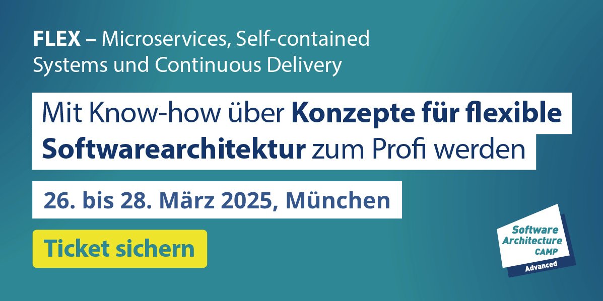 SoftwareArcCamp's tweet image. Wenn Sie vor der Herausforderung stehen, monolithische Systeme auf eine skalierbare Architektur umzustellen oder flexible Architekturen zu gestalten, ist das Modul FLEX ideal für Sie. Jetzt noch freien Platz sichern im Camp für den: 26. – 28.3.2025 shorturl.at/L0laq