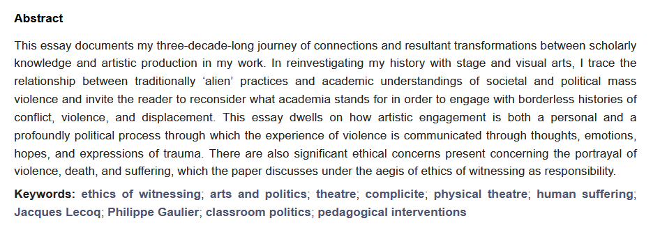 Recommend Reading‼️ 

*Transformations: A Personal History of Introducing Complicité into Academic Life and Learning Communities*

More at 👉mdpi.com/2565492
